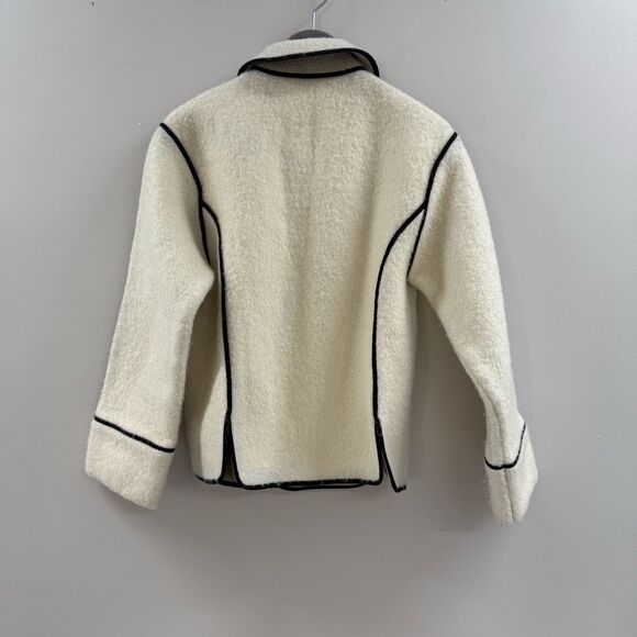 Modern Citizen Madison White Shearling Jacket size small - Picture 8 of 10